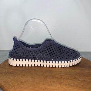 Ilse Jacobson Tulip Plateau Shoes Loafers Sneakers Navy EU 41 US 10.5-11 Comfort